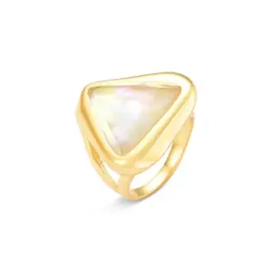 Anel Coleção Radiante com Pedra Facetada