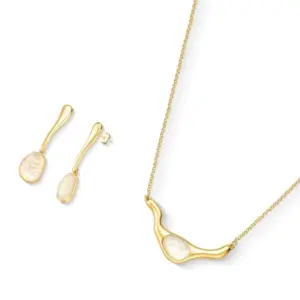 Conjunto Coleção Radiante com Pedras Naturais Facetadas