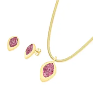 Conjunto Coleção Fragmentos com Pedras Naturais Únicas