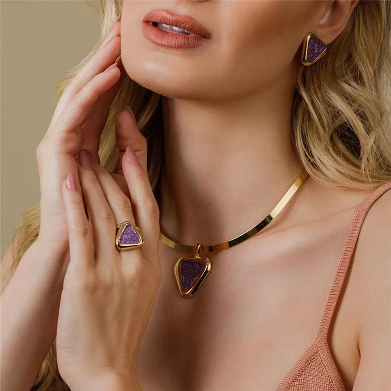 Anel Regulável Folheado a Ouro 18k Coleção Lúmen - Imagem 4